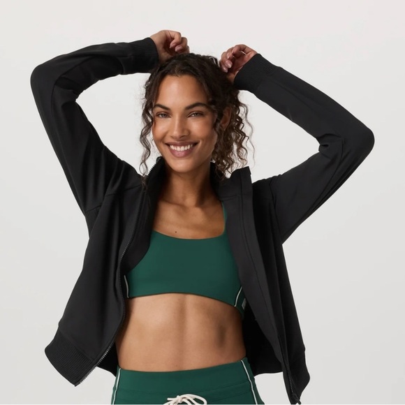 NWT Vuori Daily Jacket Black XS  Zip-Up Hoodie - Picture 2 of 6